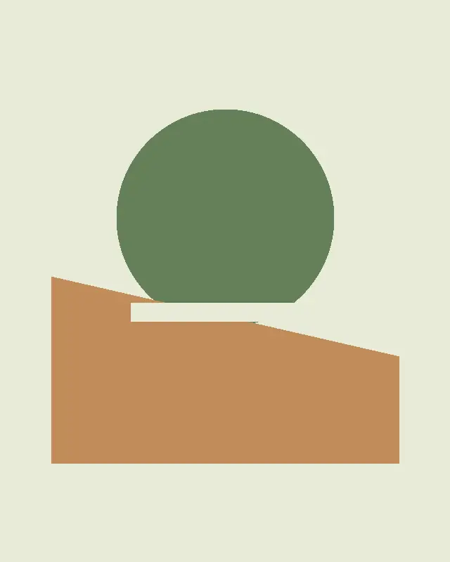 Quiet hills geometric print